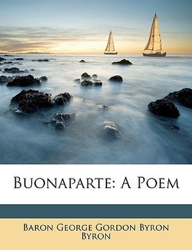 portada buonaparte: a poem (en Inglés)