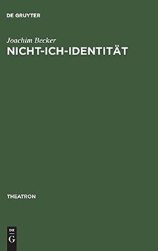 portada Nicht-Ich-Identität (Theatron) (en Alemán)