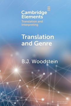 portada Translation and Genre (Elements in Translation and Interpreting) (en Inglés)