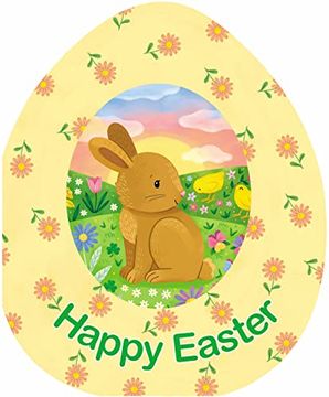 portada Happy Easter (an Easter Egg-Shaped Board Book) (en Inglés)