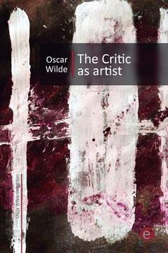 portada The Critic as Artist