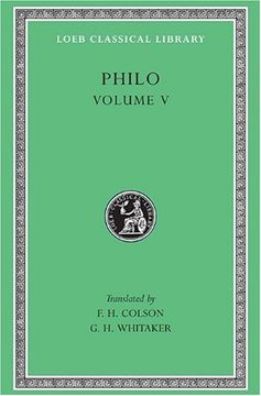 portada Philo, Volume 5: On Flight and Finding-On the Change of Names-On Dreams (in English)