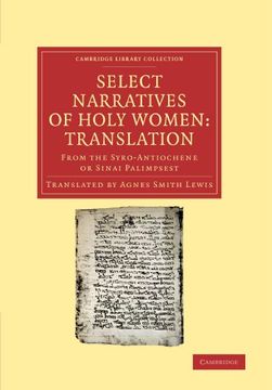 portada Select Narratives of Holy Women: Translation Paperback (Cambridge Library Collection - Religion) (en Inglés)