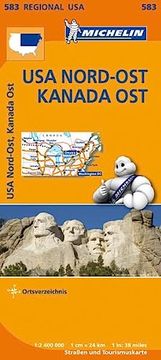 portada Michelin Regionalkarte usa Nordost, Kanada ost 1: 2 400 000