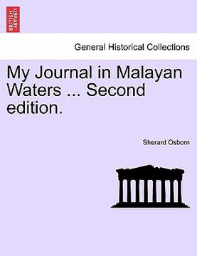 portada my journal in malayan waters ... second edition. (en Inglés)