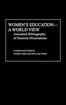 portada Women's Education, a World View: Annotated Bibliography of Doctoral Dissertations (v. 1) (in English)