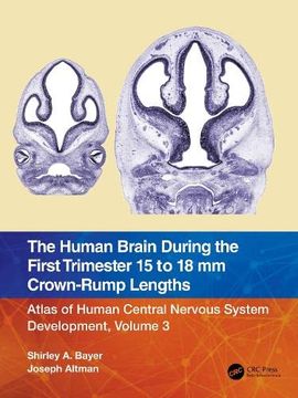portada The Human Brain During the First Trimester 15- to 18-Mm Crown-Rump Lengths: Atlas of Human Central Nervous System Development, Volume 3 (Atlas of Human Central Nervous System Development, 3) (in English)