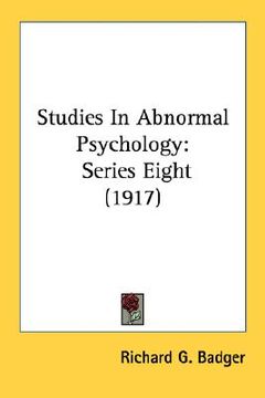 portada studies in abnormal psychology: series eight (1917) (en Inglés)