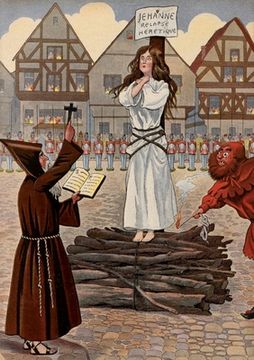 portada Carnet Blanc: Jouons À l'Histoire: Jeanne d'Arc
