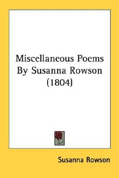 portada miscellaneous poems by susanna rowson (1804) (en Inglés)