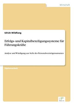 portada Erfolgs- und Kapitalbeteiligungssysteme für Führungskräfte: Analyse und Würdigung aus Sicht des Personalsvermögensansatzes (German Edition)
