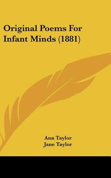portada original poems for infant minds (1881) (en Inglés)