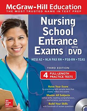 portada Mcgraw-Hill Education Nursing School Entrance Exams With Dvd, Third Edition [With Dvd] 