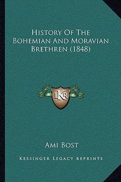 portada history of the bohemian and moravian brethren (1848) (en Inglés)