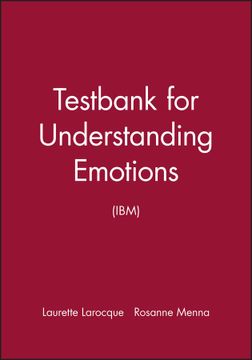 portada Testbank for Understanding Emotions (Ibm) (en Inglés)