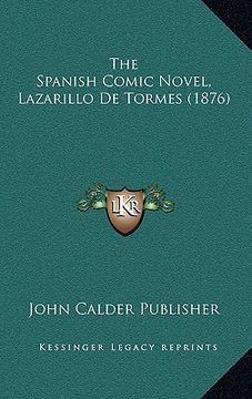 portada the spanish comic novel, lazarillo de tormes (1876)