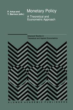 portada monetary policy: a theoretical and econometric approach (en Inglés)