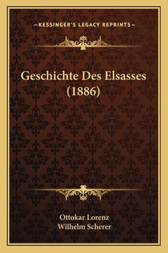 portada Geschichte Des Elsasses (1886)