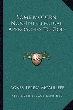 portada some modern non-intellectual approaches to god (en Inglés)