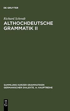 portada Althochdeutsche Grammatik ii (en Alemán)
