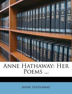 portada anne hathaway: her poems ... (in English)