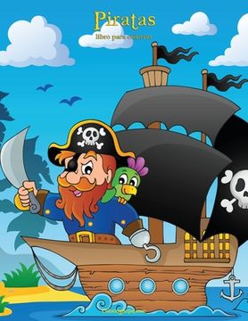 portada Piratas libro para colorear 1