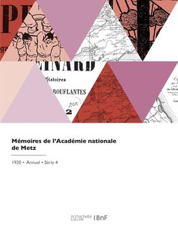 portada Mémoires de l'Académie nationale de Metz