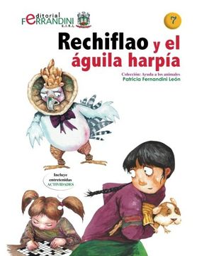 portada Rechiflao y el águila harpía: Tomo 7 de la colección Ayuda  los animales: Volume 7 (Ayuda a los animales)