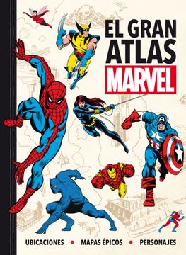 portada El gran atlas Marvel - Marvel - Libro Físico (in CAST)