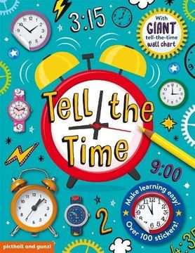 portada Tell the Time Sticker Book (Need to Know Sticker Books) (en Inglés)