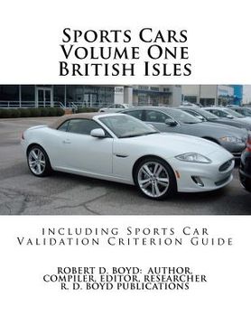 portada sports cars volume one british isles including sports car validation criterion guide (en Inglés)