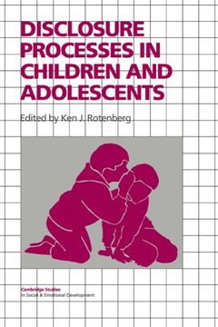 portada Disclosure Processes in Children (Cambridge Studies in Social and Emotional Development) (en Inglés)