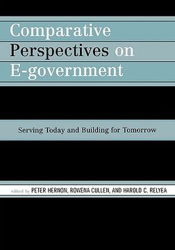 portada comparative perspectives on e-government: serving today and building for tomorrow (en Inglés)