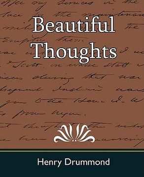 portada beautiful thoughts (en Inglés)