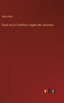 portada Essai sur la Condition Légale des Journaux (in French)