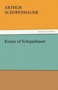 portada essays of schopenhauer