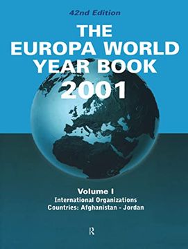 portada Europa World Year Bk 2001 V1 (in English)