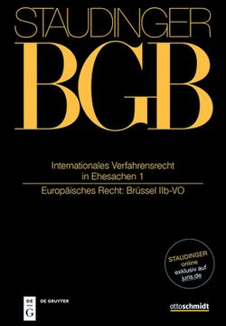 portada Internationales Verfahrensrecht in Ehesachen I (en Alemán)