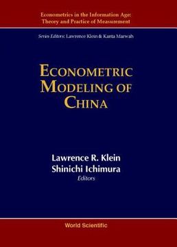 portada Econometric Modeling of China (en Inglés)