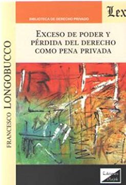 portada Exceso de Poder y Perdida del Derecho Como Pena Privada (in Spanish)