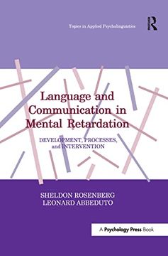 portada Language and Communication in Mental Retardation: Development, Processes, and Intervention (en Inglés)