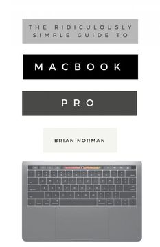 portada The Ridiculously Simple Guide to Macbook pro With Touch bar (in English)