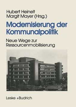 portada Modernisierung Der Kommunalpolitik: Neue Wege Zur Ressourcenmobilisierung