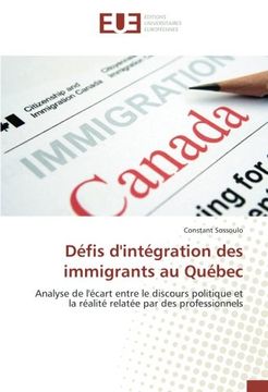 portada Défis d'intégration des immigrants au Québec (OMN.UNIV.EUROP.)