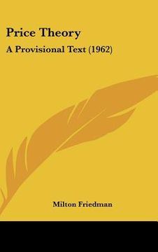 portada price theory: a provisional text (1962)