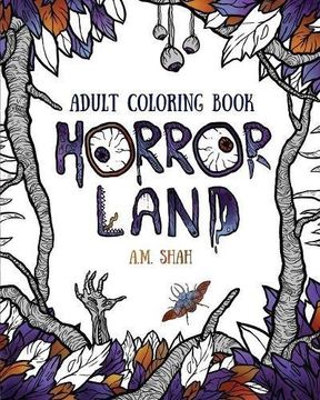 portada Adult coloring book: Horror Land