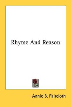 portada rhyme and reason (en Inglés)