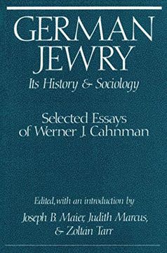 portada German Jewry: Its History and Sociology (in English)