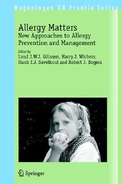 portada allergy matters: new approaches to allergy prevention and management (en Inglés)