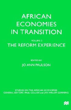 portada african economies in transition, vol. ii: the reform experience (en Inglés)